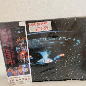 STAR TREK 8 TV CARDS FRAMEABLE IMAGES (FRONT POLYTHENE COVER HAS SPLIT) (C37)