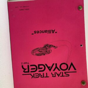 STAR TREK VOYAGER ALLIANCES SCRIPT (C49) (NOT MINT)