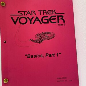 STAR TREK VOYAGER SCRIPT "BASICS, PART 1" (C21)