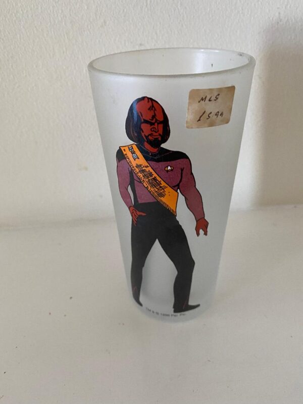 STAR TREK WORF FROSTY GLASS (CB4) (C36)