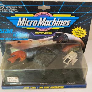 STAR TREK NEXT GENERATION MICRO MACHINES 3 SHIPS IN SEALED CARD (C18) (OF) (C36)