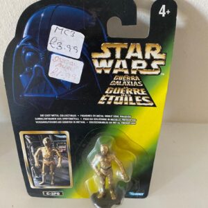 STAR WARS C-3PO METAL FIGURE ON SEALED CARD (C36)