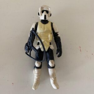 STAR WARS ORIGINAL BIKER SCOUT LOOSE FIGURE WITH WEAPON (C20)