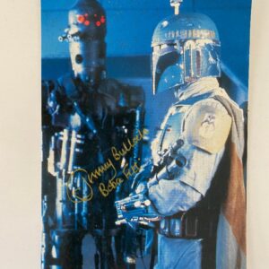 STAR WARS BOBA FETT SIGNED POSTCARD (C18)