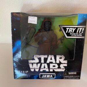 STAR WARS BOXED JAWA WITH EYES LIGHT UP (WILL NEED BATTERIES) (C23) (OF) (C34)