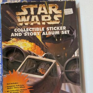 STAR WARS COLLECTIBLE STICKERS AND STORY ALBUM SET (BOX NOT MINT) (C23) (C42)