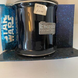 STAR WARS BOXED MUG WITH EMPIRE STRIKES BACK PEWTER EMBLEM (C25) (C46)