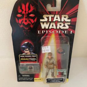 STAR WARS EPISODE 1 COMMTECH ANAKIN FIGURE ON SEALED CARD (OF) (C42)