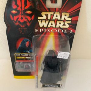 STAR WARS COMMTECH DARTH MAUL FIGURE ON SEALED CARD (OF) (C34)