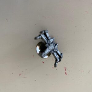 STAR WARS SMALL PEWTER X WING FIGHTER PIN BADGE (C14) (C41)