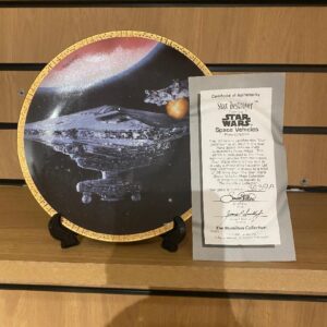 STAR WARS DESTROYER LIMITED EDITION HAMILTON PLATE WITH CERTIFICATE (OF)