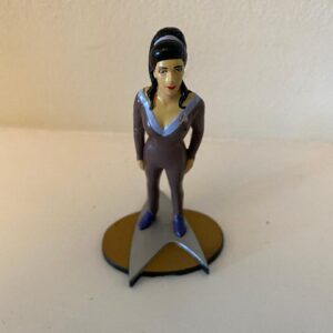 STAR TREK SMALL VINYL TROI FIGURE ON BASE (C41)