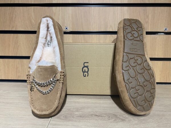 FLASH SALE, THIS IS NUMBER TWENTY FIVE OF TWENTY FIVE PRODUCTS THAT IS FURTHER REDUCED IN PRICE, UGG WOMENS CHESTNUT ANSLEY CHAIN SLIPPERS - Image 7