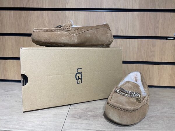 FLASH SALE, THIS IS NUMBER TWENTY FIVE OF TWENTY FIVE PRODUCTS THAT IS FURTHER REDUCED IN PRICE, UGG WOMENS CHESTNUT ANSLEY CHAIN SLIPPERS - Image 8