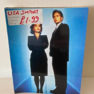 X FILES MULDER AND SCULLY A4 PHOTOGRAPH (No 7) (C16)