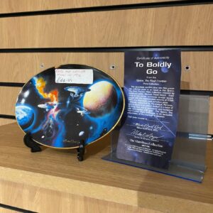 STAR TREK TO BOLDLY GO HAMILTON PLATE WITH CERTIFICATE (CB1)
