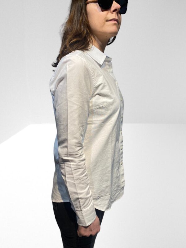 CREW CLOTHING WOMEN WHITE COTTON OXFORD SHIRT (H8) (C9) - Image 11