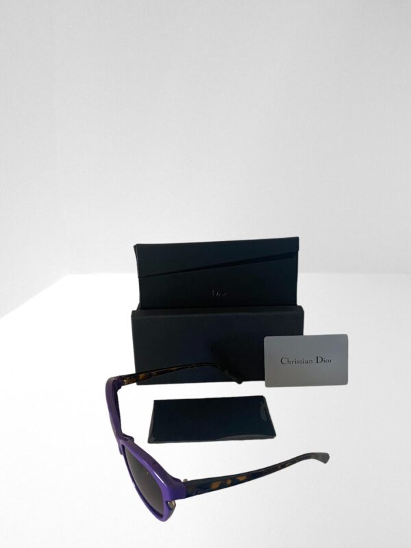 DIOR WOMEN PURPLE SUNGLASSES 58mm WITH CASE & CLOTH (C1)
