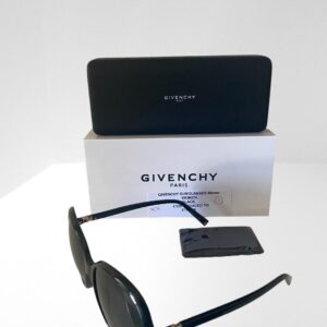 GIVENCHY WOMEN BLACK SUNGLASSES 60mm & CASE & CLOTH (C1)