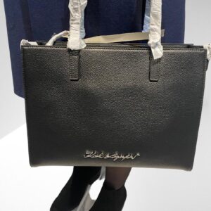 KARL LAGERFIELD K/PEBBLE TOTE BLACK (C6)