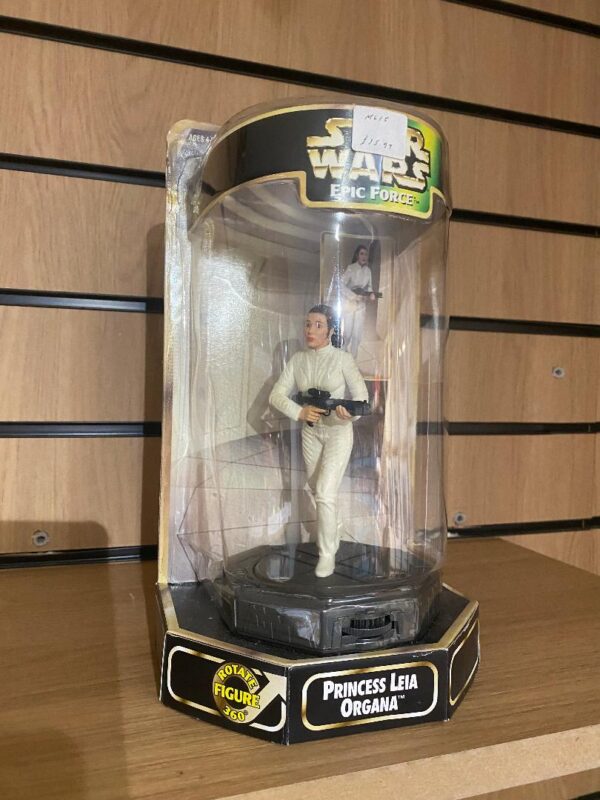 STAR WARS EPIC FORCE LEIA FIGURE SERIES (DISPLAY BOX NOT MINT) (CB3)