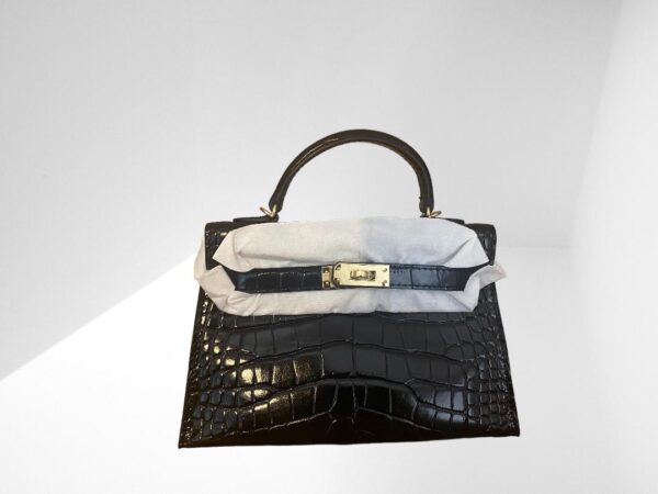 LILY & BEAN HETTIE CROC STYLE MINI BAG IN BLACK (BB21) (C33) (BB64) (BB65)