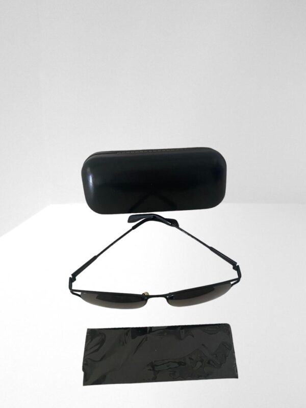 A MCQUEEN WOMEN SUNGLASSES BLACK / GREY 55mm WITH CASE & CLOTH (C8) - Image 5