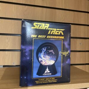 STAR TREK KLINGON BIRD OF PREY LIGHTED MUSICAL STAR GLOBE HALODOME WITH AUTHENTIC THEME SONG (PLEASE NOTE BATTERIES MAY BE FLAT) (CB1)