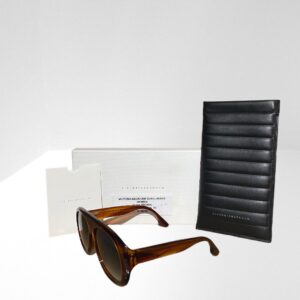 VICTORIA BECKHAM BROWN SUNGLASSES 56mm WITH POUCH CASE (C2)