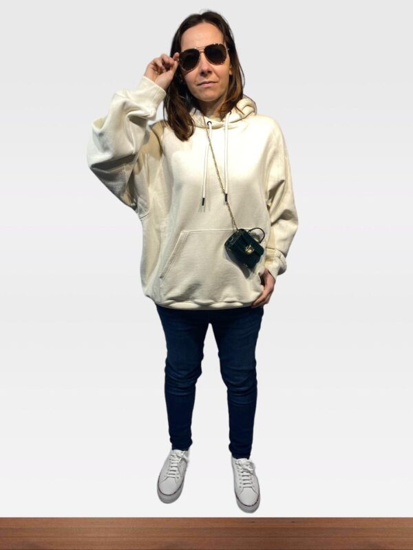 REEBOK X VICTORIA BECKHAM PRINTED FRENCH COTTON TERRY HOODIE (HL) - Image 7