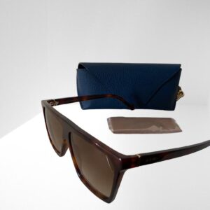 LOEWE TORTOISE SHELL BROWN SUNGLASSES 56mm CASE & CLOTH (C8) (C55)