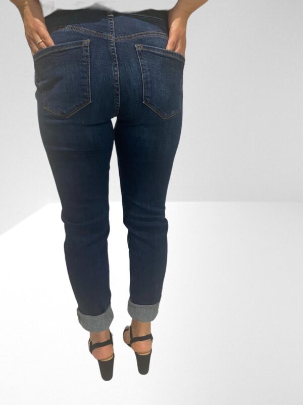 MANGO WOMENS KIM DARK BLUE SKINNY STRETCH JEANS (H12) - Image 10