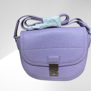 3.1 PHILLIP LIM LILAC PASHLI PEBBLED LEATHER SHOULDER BAG (C55)