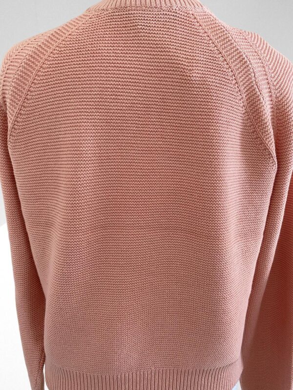 FRENCH CONNECTION CORAL PINK LILLY MOZART COTTON CREW NECK JUMPER (HS) (C10) - Image 2
