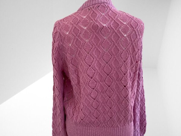 FRENCH MAUVE PURPLE LILLY MOZART COTTON CREW NECK JUMPER  (HS) (C10) (C12) - Image 2