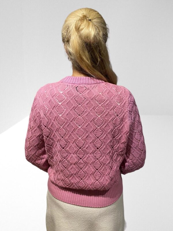 FRENCH MAUVE PURPLE LILLY MOZART COTTON CREW NECK JUMPER  (HS) (C10) (C12) - Image 7