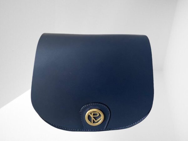 LUXURIES CONISTON NAVY LEATHER CROSS BODY BAG (C12) (C35)