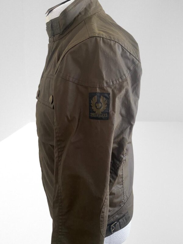 FLASH SALE, THIS IS NUMBER SEVEN OF TWELVE PRODUCTS THAT IS FURTHER REDUCED IN PRICE, BELSTAFF MENS OLIVE RACEMASTER WAXED JACKET (HXXL 46 Inch Chest) - Image 2