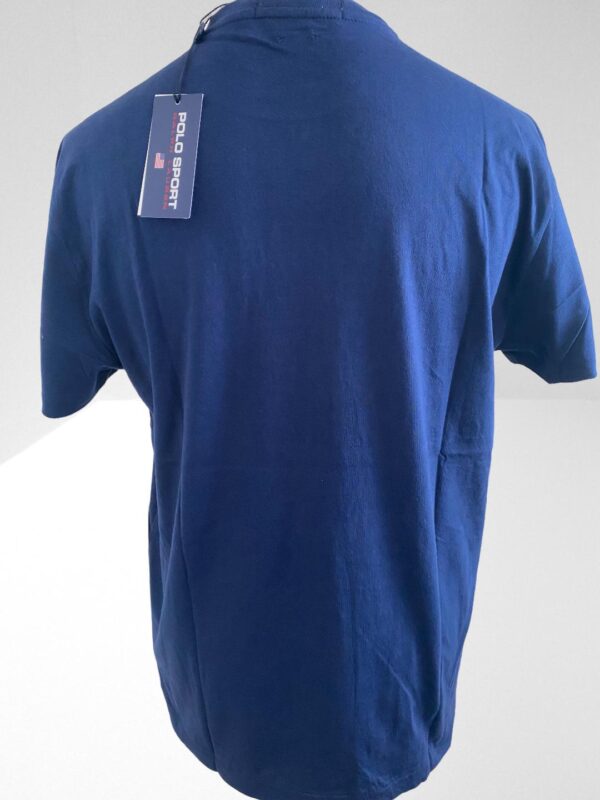 FLASH SALE, THIS IS NUMBER TEN OF TWELVE PRODUCTS THAT IS FURTHER REDUCED IN PRICE, POLO RALPH LAUREN MEN NAVY LOGO COTTON T SHIRT (HM) (BB36) - Image 3