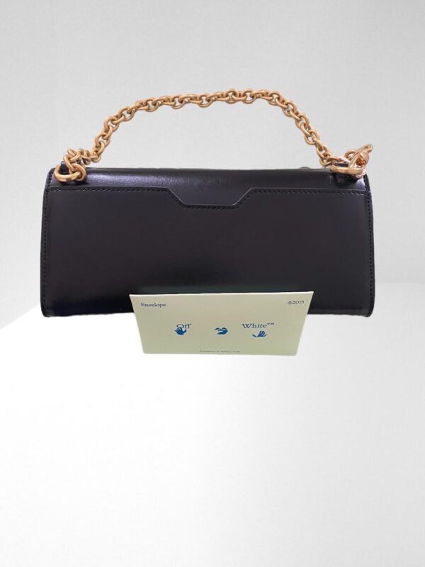 OFF WHITE BLACK JITNEY LEATHER WALLET (PINK LOGO) (BOX NOT MINT) - Image 2