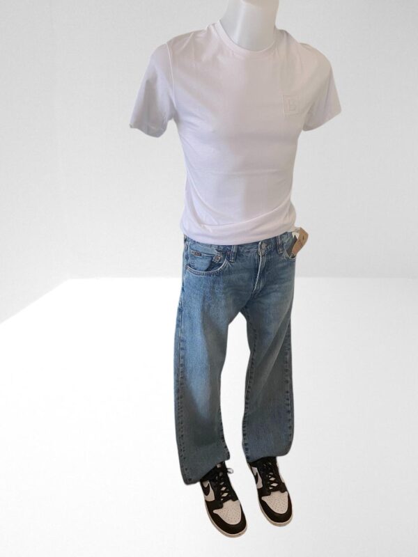 FLASH SALE, THIS IS NUMBER THREE OF TWELVE PRODUCTS THAT IS FURTHER REDUCED IN PRICE, POLO RALPH LAUREN MEN LIGHT WASH SULLIVAN STRETCH SLIM JEANS (H32W 32L) (BB66) - Image 2